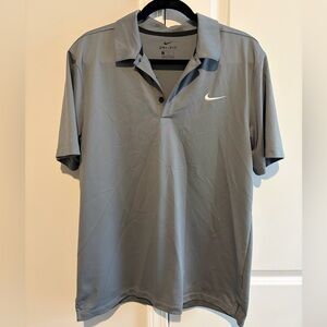 Nike Men's Dri-FIT Polo Shirt in Gray